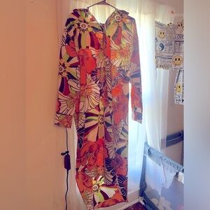 TRUTH Multicolored Button Up Dress